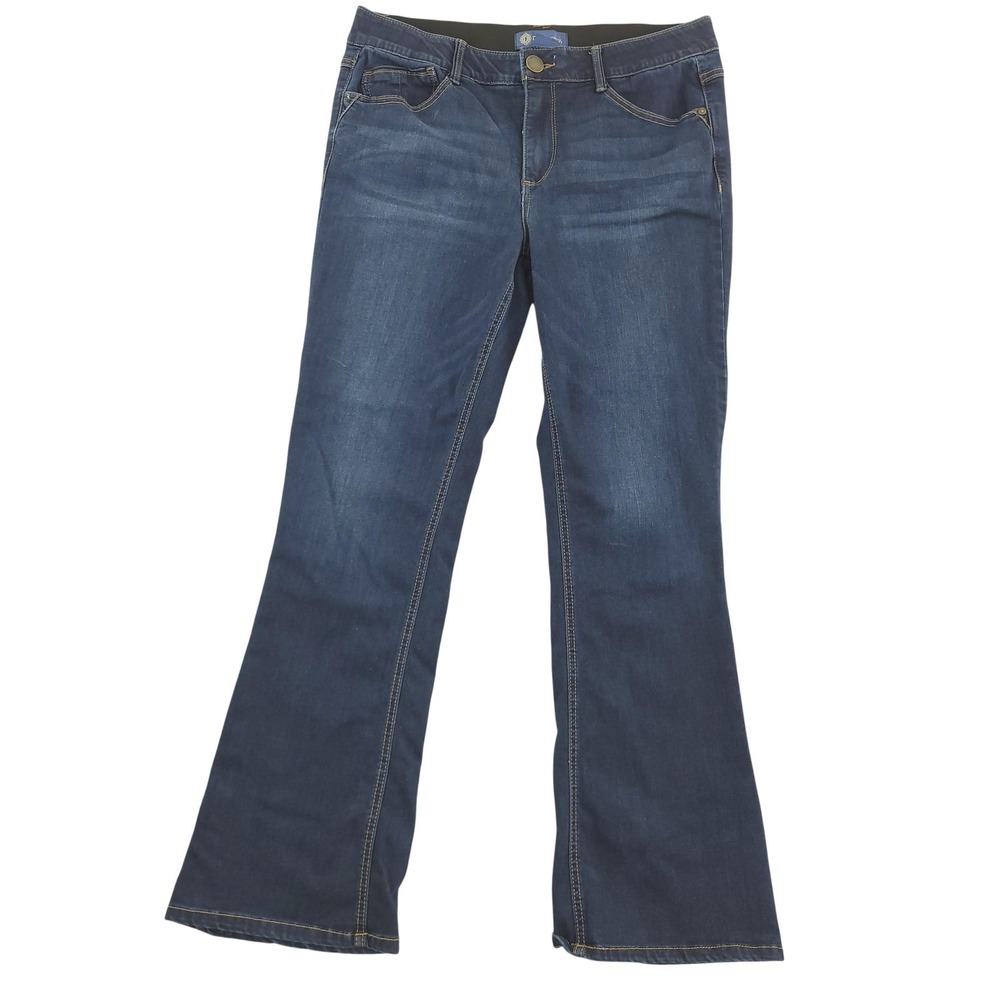 Democracy Itty Bitty‎ Bootcut Jeans Womens 14 Blue Mid Rise Absolution Stretch